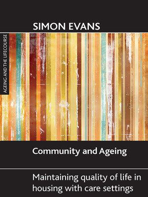 cover image of Community and ageing